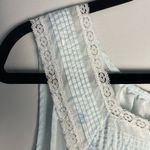 Vintage Pale Blue Sleeveless Square Neck Nightgown. Size M Photo 1