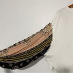 Free People  x We The Free • blossom thermal top in ivory combo bohemian sz M Photo 8