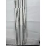Candies Maxi‎ Sundress Women XXL Ivory Striped Slit Front Beach Resortwear Photo 8