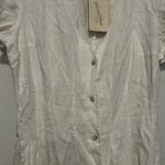 Universal Threads Universal Thread Women's Short Sleeve Button-Front Mini A-Line Dress Small NWT Photo 4