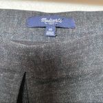 Madewell  Pleated Tailored Mini Grey Skirt Size 10 Photo 4