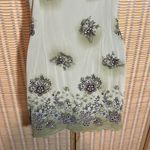 American Eagle  Outfitters Y2K Pale Army Green Floral Sleeveless Mini Dress 4 Photo 12