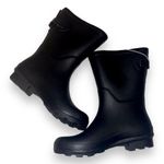 A New Day Women's Black Vicki Mid Calf Rain Boots Size 6 Photo 4