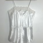 Vintage white lace embroidered bridal lingerie pajamas today tonight size small Photo 0