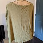 Free People  sweatshirt olive green Photo 3