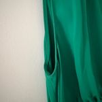 Amanda Uprichard Kimora Mini Dress in Dark Green Size XS Cut Out V-Neck Ruched Photo 6