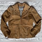 wilson's leather  Womens Cognac Suede Collared Zip Up Jacket 90s y2k Western -XL Photo 0