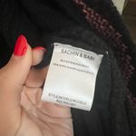 Sachin + Babi Landon Knit Cardigan in Black Burgundy Peony Photo 8