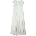 Navy White Long Sleeve Maxi Dress Size Large Photo 8