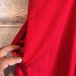 Modcloth Red sheath dress knee length pleated My Byline of work Ruffle retro Photo 8