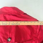 Banana Republic  Womens Red Double Breasted Trench Coat w/Belt 100% Cotton Size M Photo 6