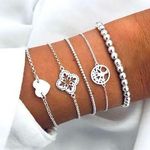 5 Piece Bohemian Bracelet Set Photo 0