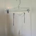 Hue  Skinny Pants White Exposed Zipper Medium Photo 1
