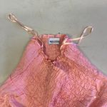 Vintage Y2k 2000s Younigue multifunkyional strapless pink floral sequins Top S Photo 3