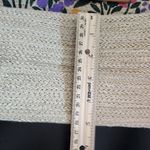 Antik Kraft  Boho Floral Patterned Jute Handbag with Wooden Handle Photo 6