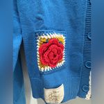 Disney Beauty and the Beast Princess Belle Roses Crochet Cardigan Photo 3