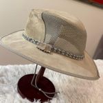Monterey Bay Sirocco Sun leather waterproof mesh Hat M/L Gray Photo 0