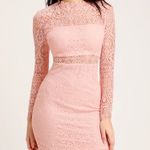 Lulus Appetite For Seduction Lace Dress Blush Pink Wedding, Graduation, College Size XS Photo 14