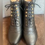 Comfortview  Black Lace-Up Ankle Booties Photo 0