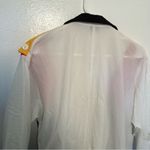 Vintage Regal Windbreaker Sweatshirt White Geometric Size M Photo 8