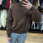 Fear of god ESSENTIALS  Women's Harvest Mock Neck Sweatshirt xxs brown Photo 1