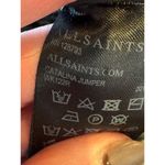 All Saints Sweater Women XS Ivory Gray Wool Alpaca Knit Nordic Catalina Jumper Photo 9