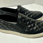 Steve Madden Slip On Shoes ECENTRCQ Black Quilted Comfort Sneakers Womens 10 Photo 0