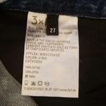 3x1 💕💕 Straight Crop Fringe Jean Button Fly High Waisted Cropped ~ Lima 27 NWT Photo 15