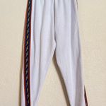 Aviator Nation BOLT STRIPE SWEATPANTS - WHITE Photo 5