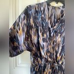 Ulla Johnson Silk Animal Print Watercolor mini Dress size 2 designer Photo 6