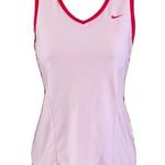 Nike Fit Dry stretchy pink v neck tank top large Photo 0