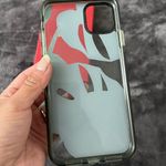 CASETiFY IPhone 11 Pro Max - Palm Leaf Print Green/Black Case Photo 1