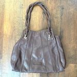 BCBGMAXAZRIA BGBG MAXAZARIA brown leather shoulder bag Photo 0