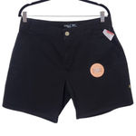Riders By Lee Black Shorts NWT Size 12 Lee Black Mid-Rise Shorts Photo 0