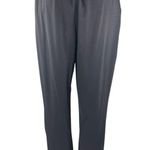 Lululemon Black Elastic Waist Straight Leg Activewear Paperbag Trousers Pants 8 Photo 2