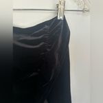 Abercrombie & Fitch Abercrombie black velvet mini skirt with ruffle detail size XS Photo 6