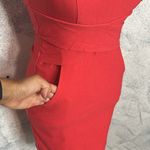 Teeze Me  Red Strapless Sweetheart Bodycon Dress Crisscross Bodice & Even size 3 Photo 1