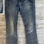 Miss Me  Womens 29 Jeans Signature Boot‎ Cut Denim Studded Embroidery Rhinestone Photo 0