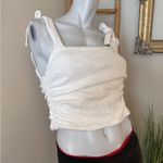 Free People  Women's White Sleeveless Boulevard Tank Top Sz S Photo 1