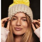 Free People Cozy Up Color Block Pom Beanie Photo 3