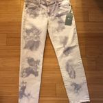7 For All Mankind 7FAM RARE Lilac/Purple Wash Roxanne Crop Jeans Photo 7