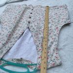 Cherokee Vintage  size 26 floral denim button front vest. Photo 6