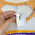 Alternative  White Gold LSU Geaux Tigers Louisiana Tank Top Medium NWT Photo 2