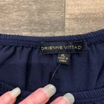 Adrienne Vittadini  ladies blouse.  Size: XL.  Tie-front.  NWOT. Navy blue. Photo 1