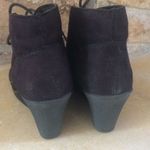 White Mountain  Irma Heeled Lace Up Vegan Booties Black Size 7.5 Photo 3