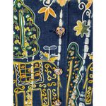 Vtg Sandy Starkman Tie Dye Embroidered Elephant Boho Jacket L‎ Artsy Boho Hippie Yellow Size L Photo 1