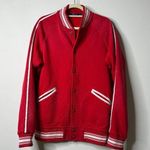 Polo  Ralph Lauren Red Varsity Jacket Men's Medium Photo 0