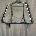 Dex Acid Wash Two Pocket Button Down Denim Jean Jacket Size S Blue Photo 4