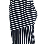 Lands' End NWT One Piece Swimsuit Striped UPF 50 Size Medium Sporty Basic Photo 0