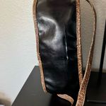 Bueno  Black and Brown Vegan Leather Shoulder Bag Photo 3